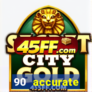 90 accurate football predictions